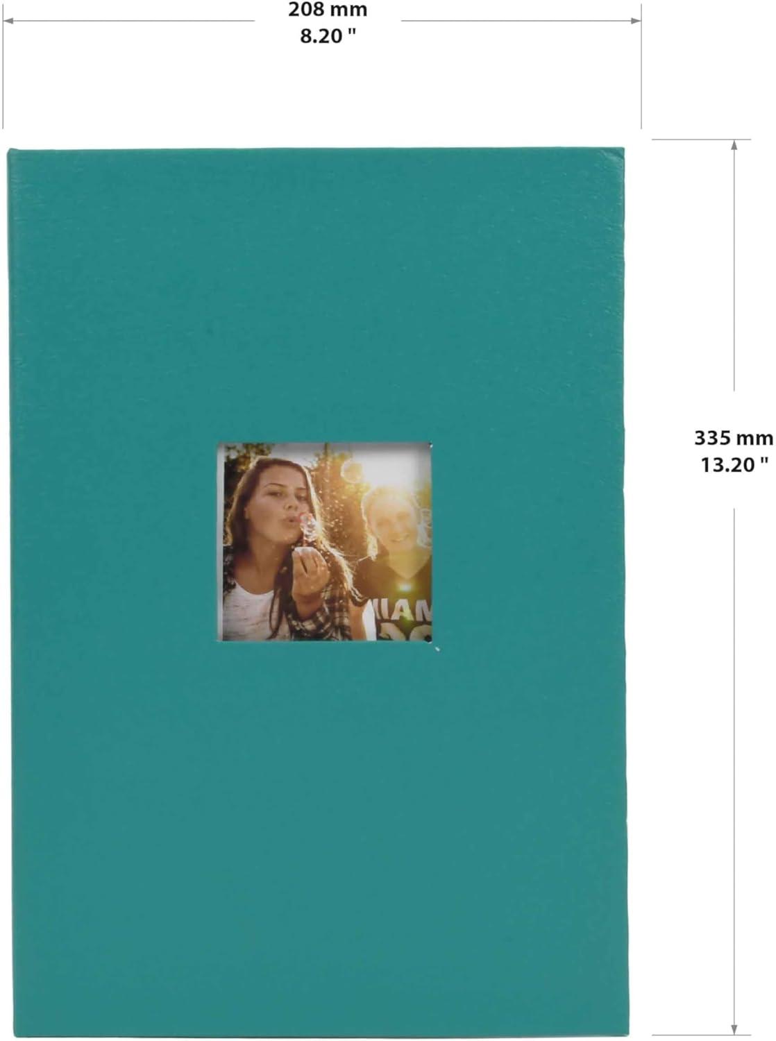 Ebern Designs New View Gifts Ring Bound Teal Photo Album, Holds 3 Photos Per Page, 4"X6" Photos