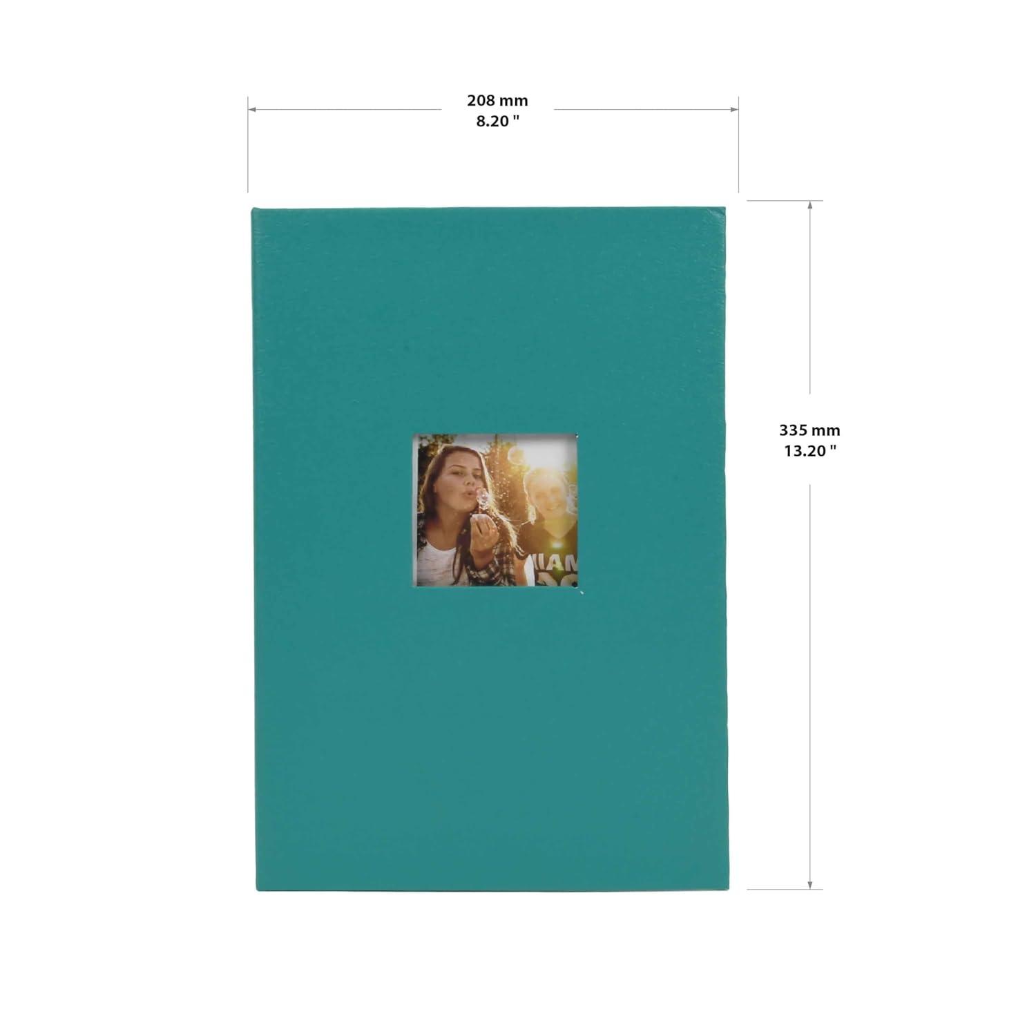 Ebern Designs New View Gifts Ring Bound Teal Photo Album, Holds 3 Photos Per Page, 4"X6" Photos