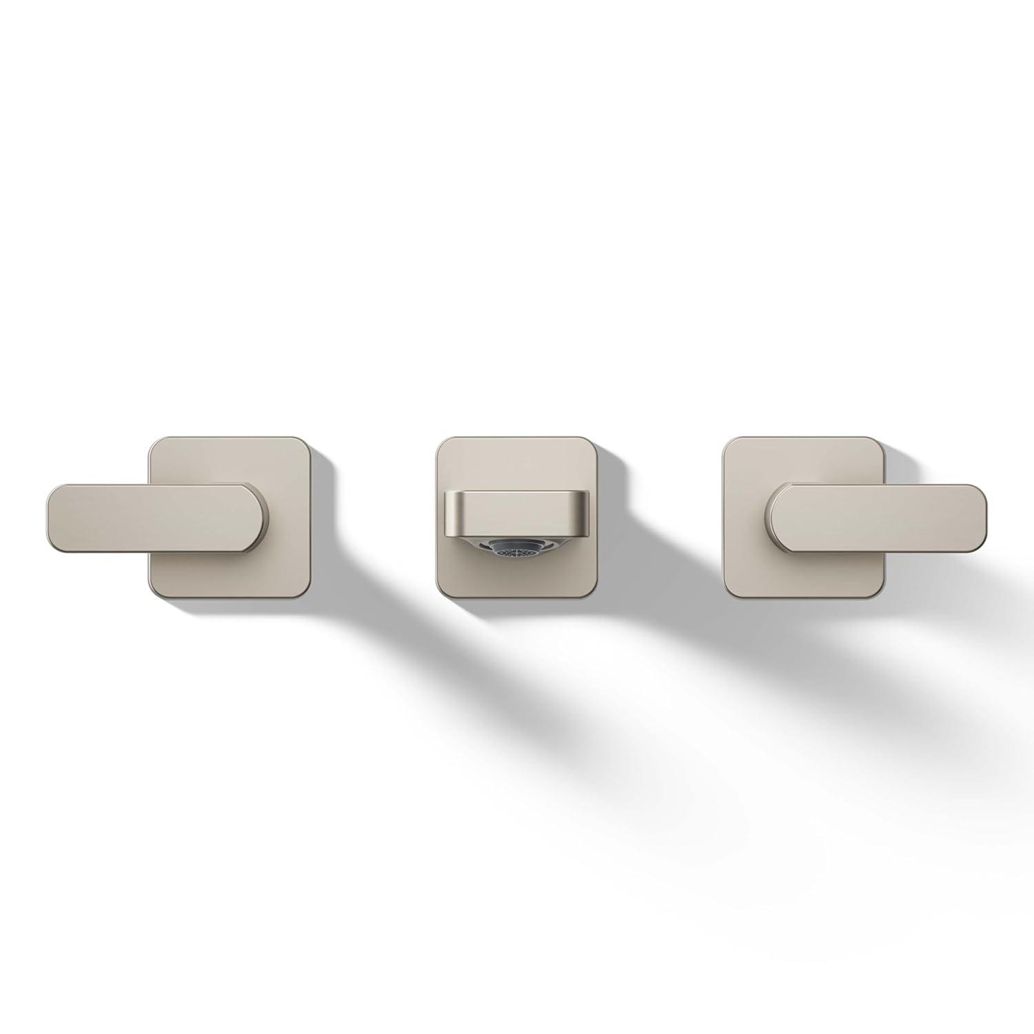 Parallel Wall-Mount Bathroom Sink Faucet Trim