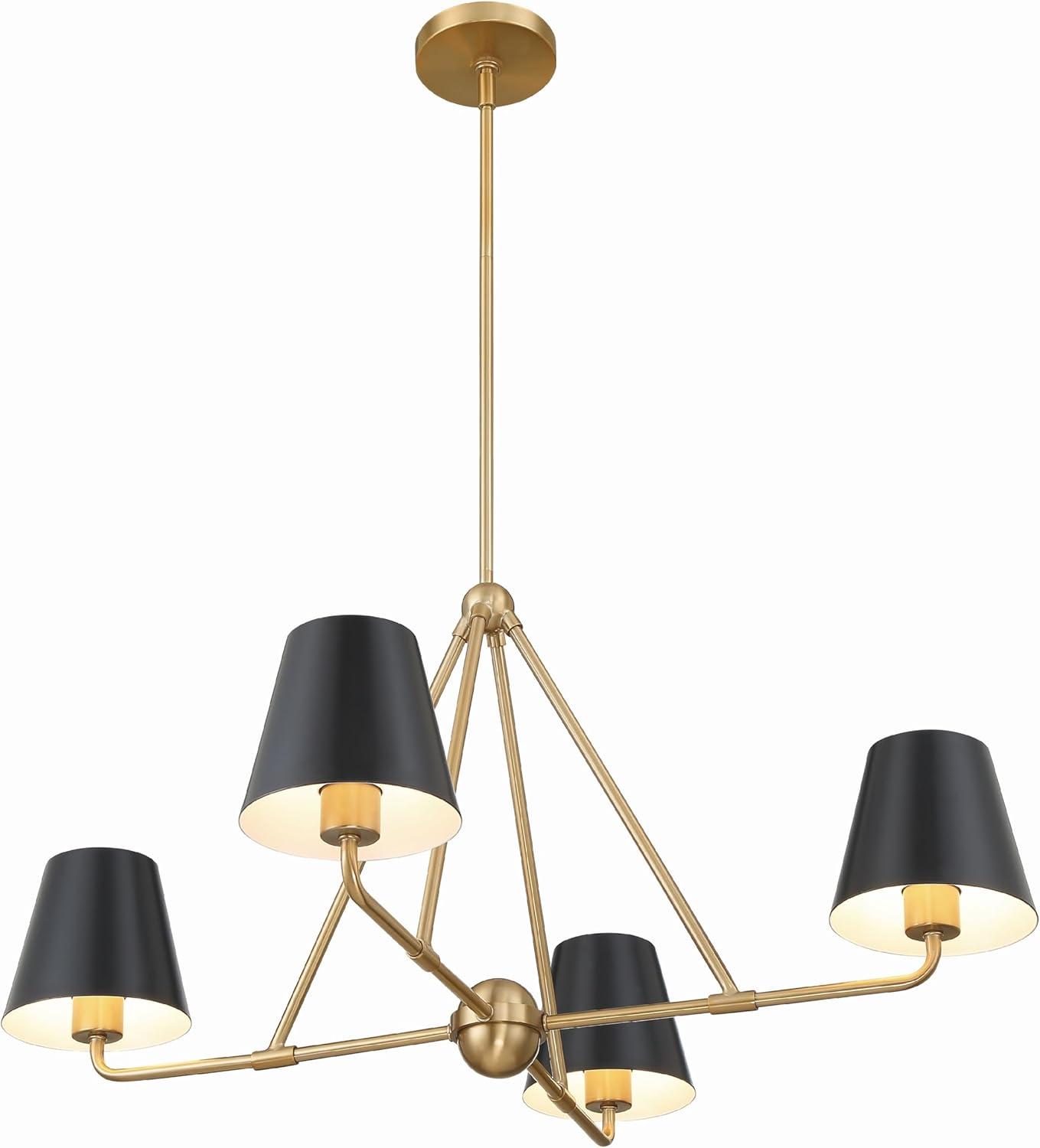 Crystorama Lighting - Xavier - 4 Light Chandelier In Traditional Style-17 Inches