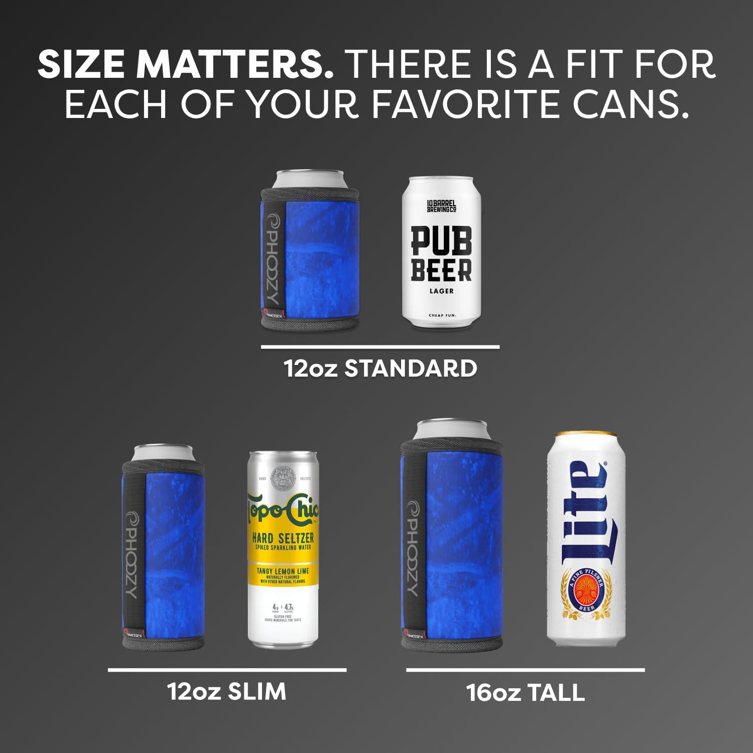 Marlin Blue Insulated Can Cooler with NASA Technology