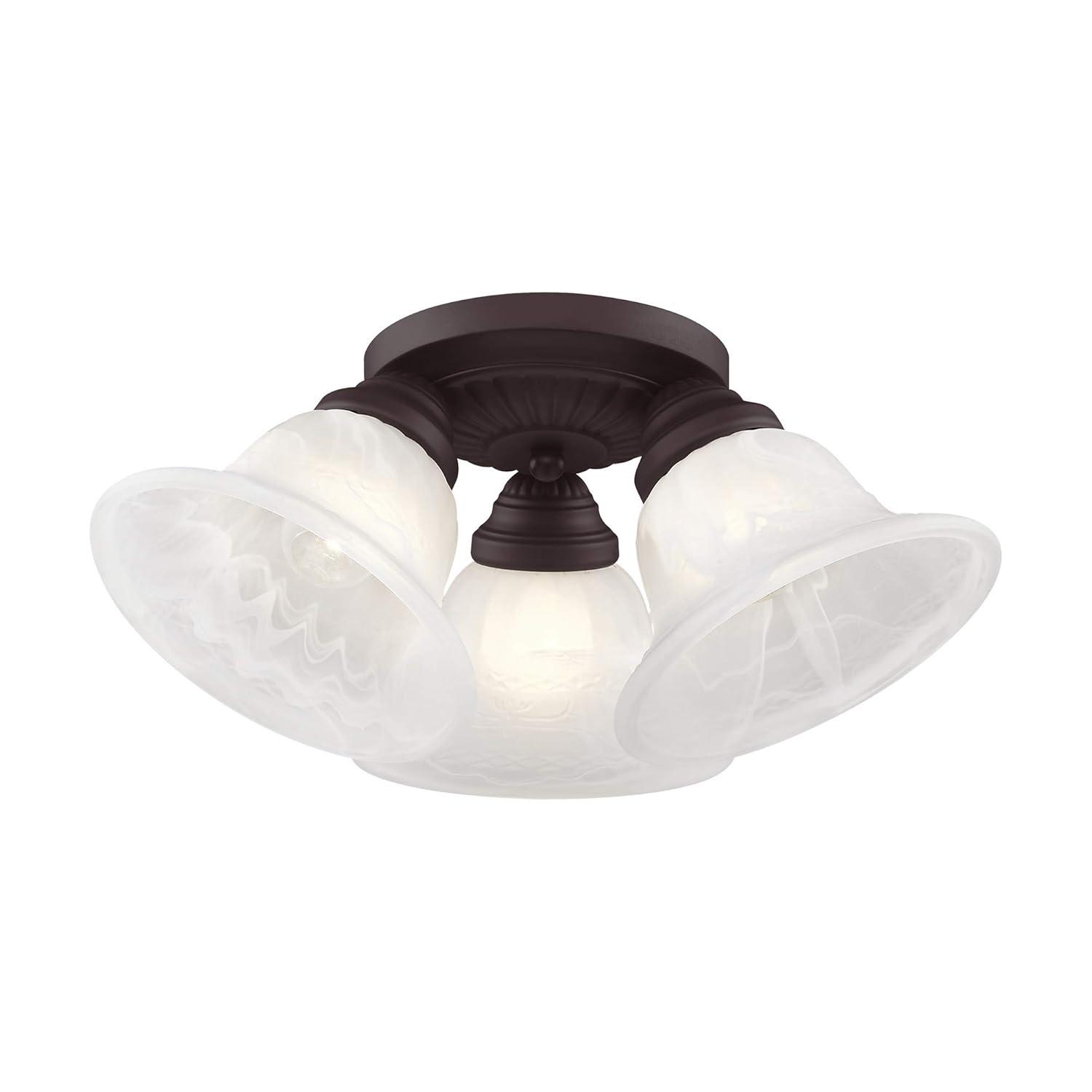 Livex Lighting Edgemont 3 - Light Flush Mount in  Bronze
