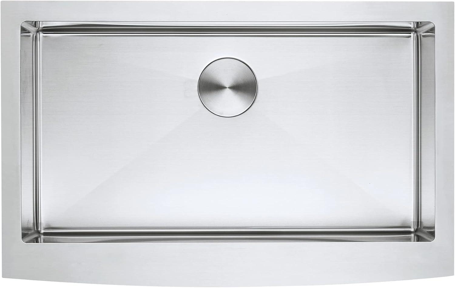 33'' L Single Bowl Stainless Steel Kitchen Sink