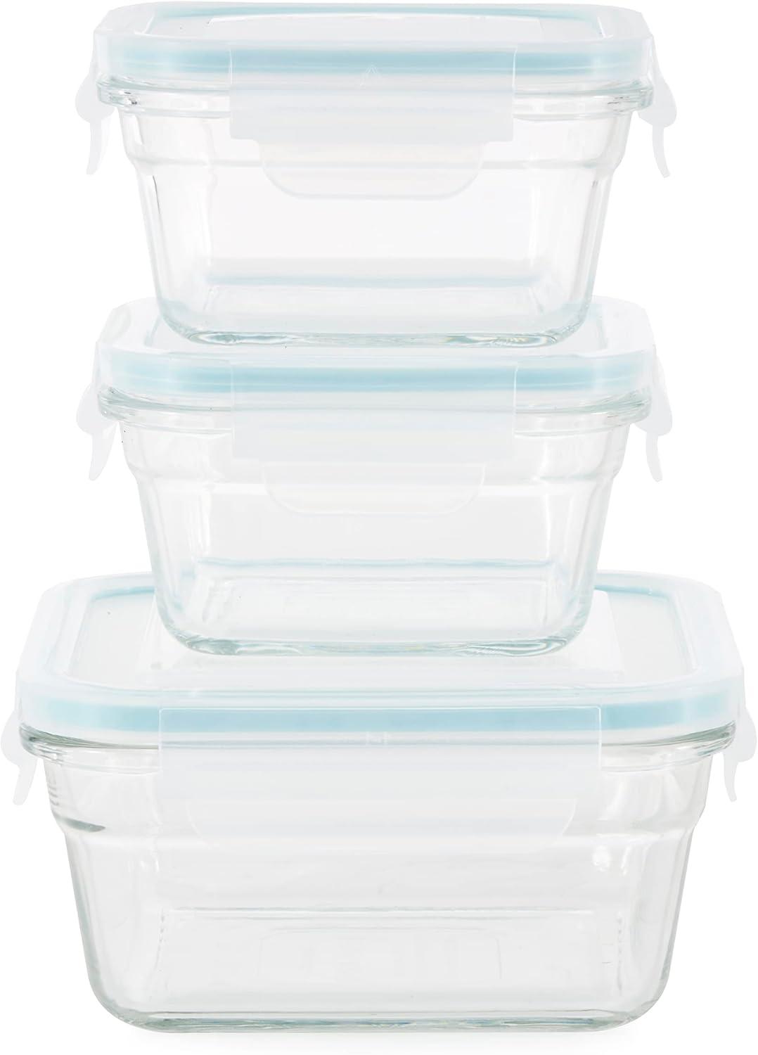 Glasslock Glasslock Oven and Microwave Safe Glass Food Storage Containers 14 Piece Set