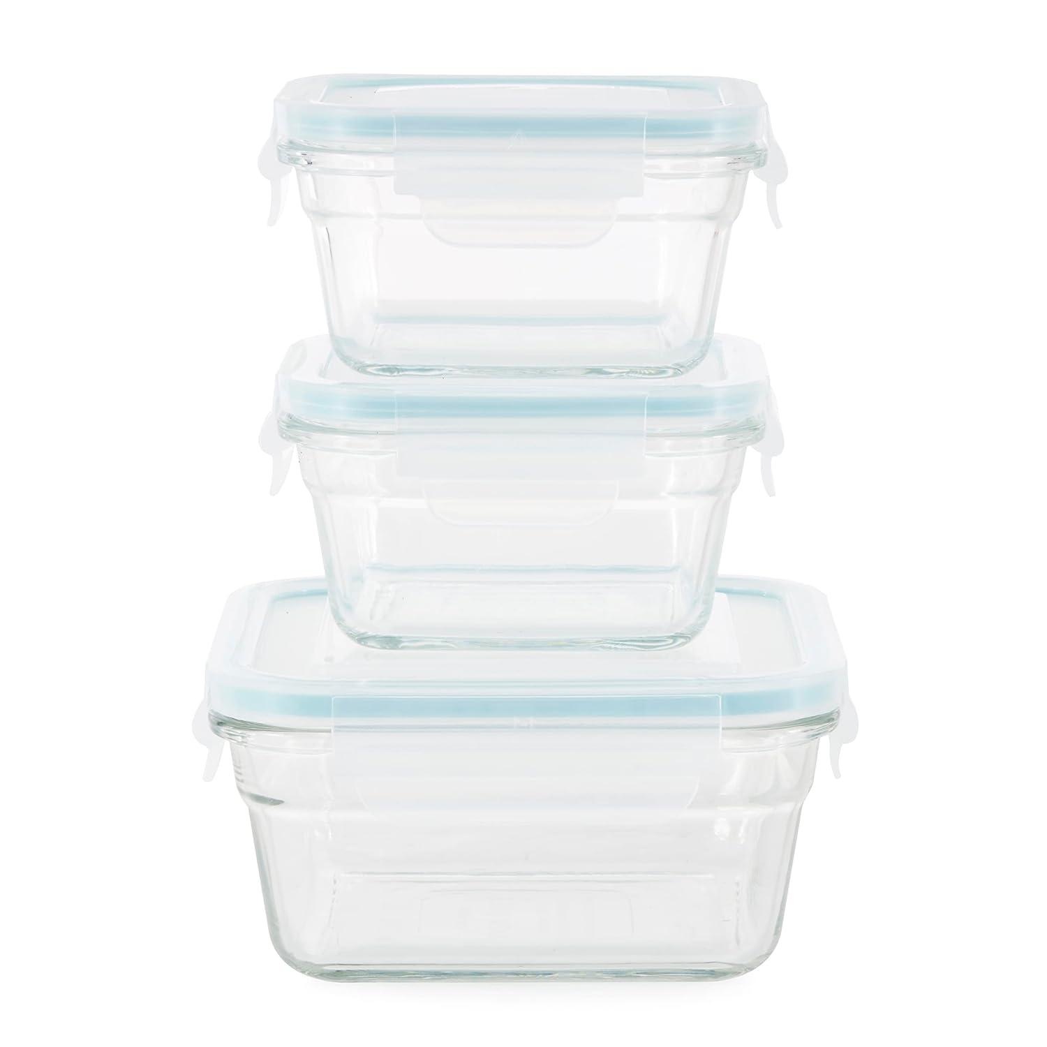Glasslock Glasslock Oven and Microwave Safe Glass Food Storage Containers 14 Piece Set