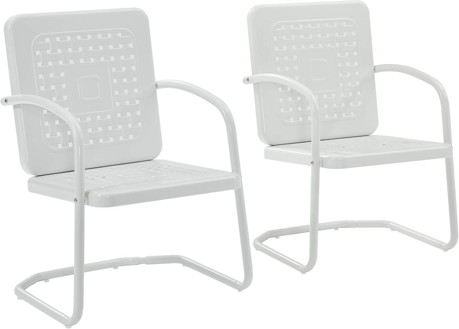 2pk Bates Outdoor Steel Arm Chairs - Crosley