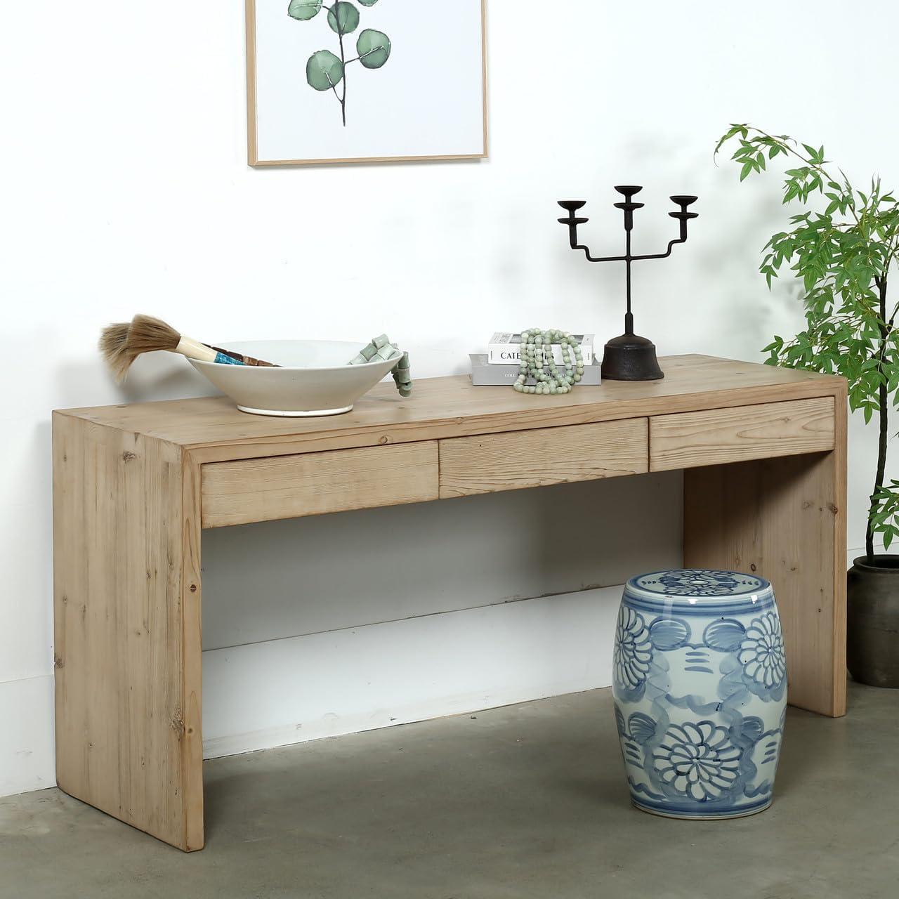 66'' Solid Wood Console Table