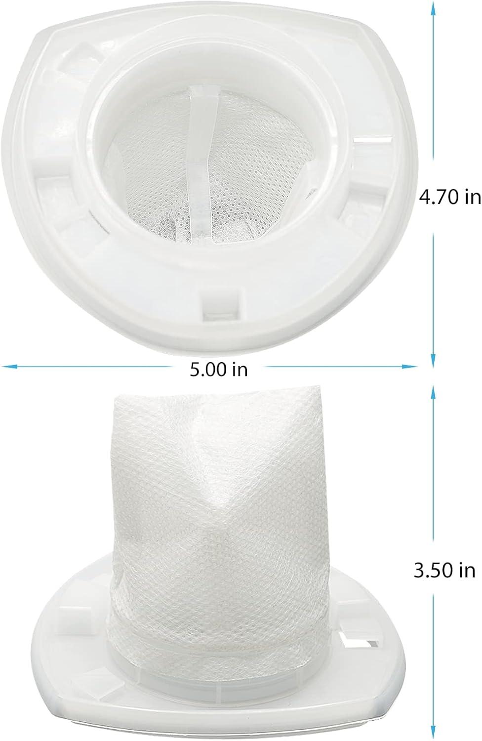 6 Pack Replacement Filter Compatible with Black & Decker Hand Vacuum Cordless Vacuum VF110 CHV1410L, CHV1410, CHV9610, CHV1210, CHV1410B, CHV1510, BDH2000L