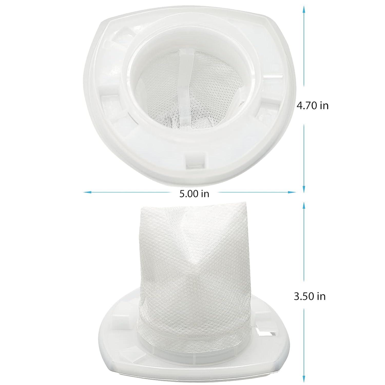 6 Pack Replacement Filter Compatible with Black & Decker Hand Vacuum Cordless Vacuum VF110 CHV1410L, CHV1410, CHV9610, CHV1210, CHV1410B, CHV1510, BDH2000L