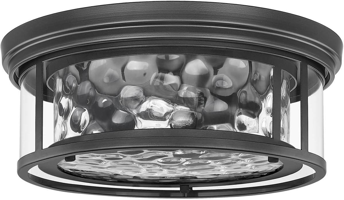 Z-Lite Clarion 3 - Light Flush Mount in  Matte Black