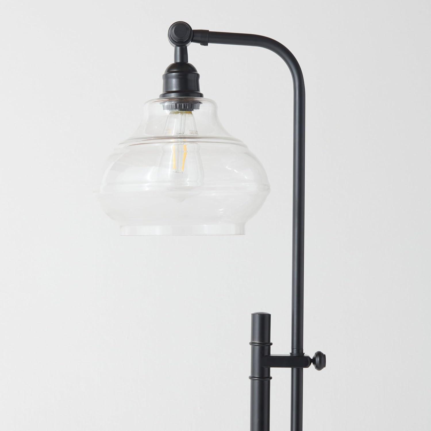 Brightech Austin 69 in. Modern Height Adjustable LED Industrial Floor Lamp, Bulb Included