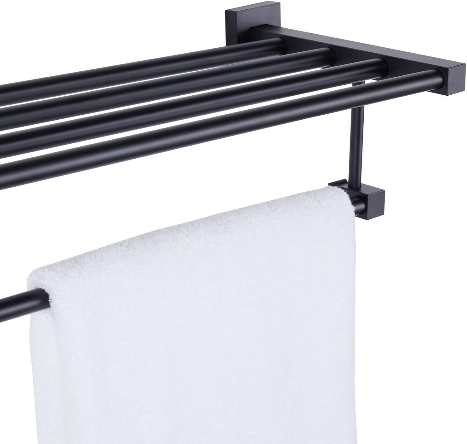 24" Bathroom Towel Rack Wall Mounted