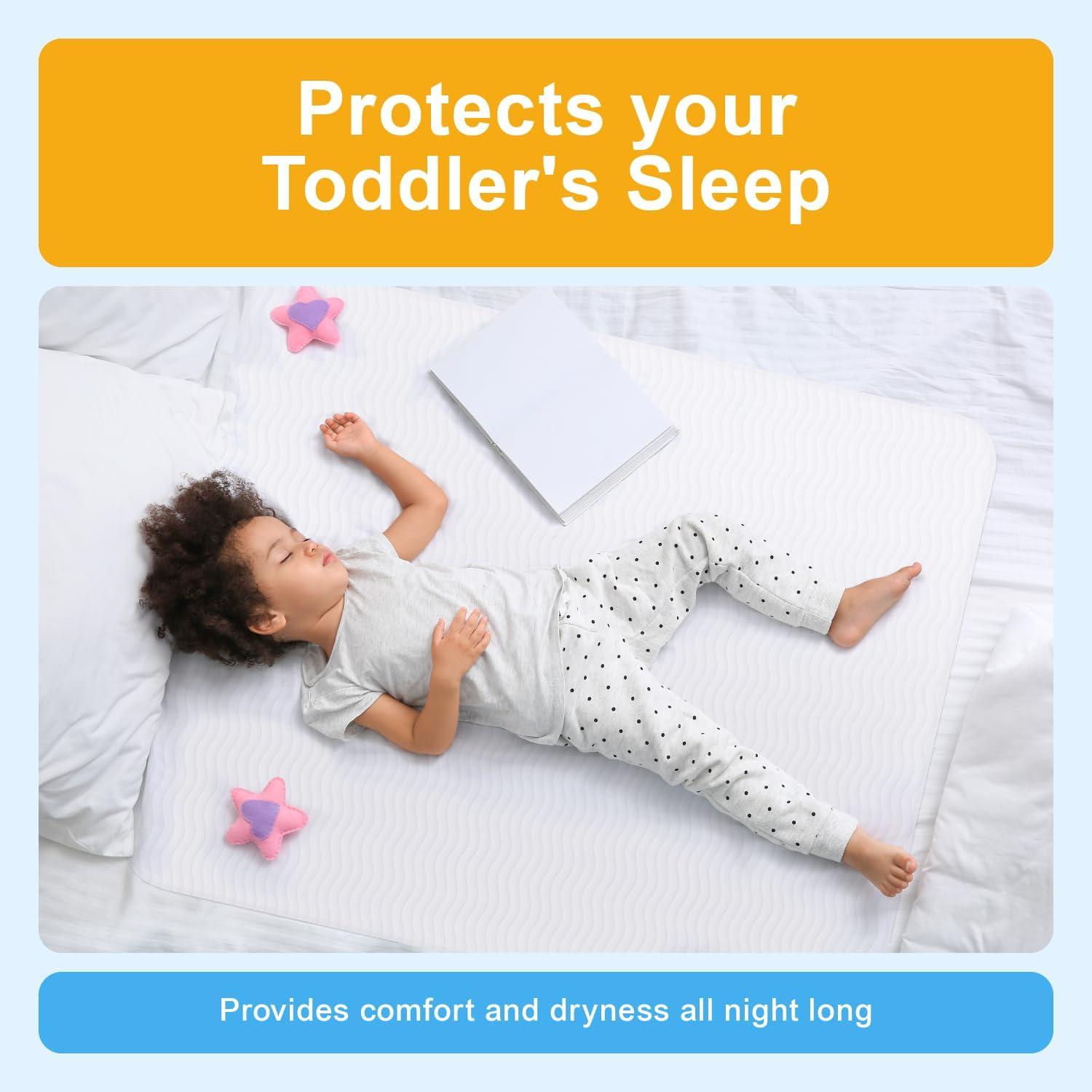 GREEN LIFESTYLE Washable Underpads 2 Pack - Large Bed Pads, 48" x 48", for use as Incontinence Bed Pads, Reusable Pet Pads, Great for Dogs, Cats, Bunny, Seniors Bed Pad (Pack of 2 - 48x48)