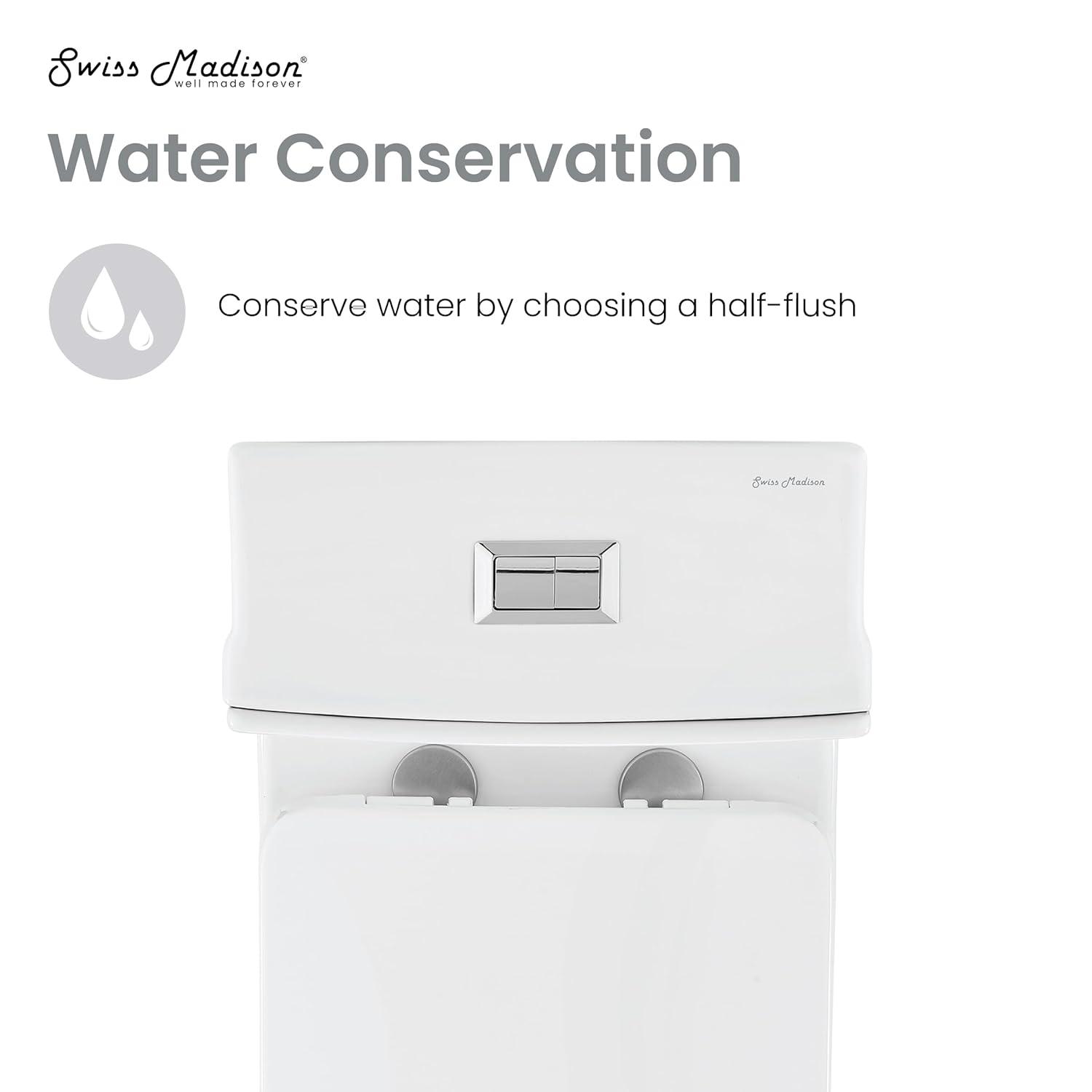 Concorde One-Piece Square Toilet Dual-Flush 1.1/1.6 gpf