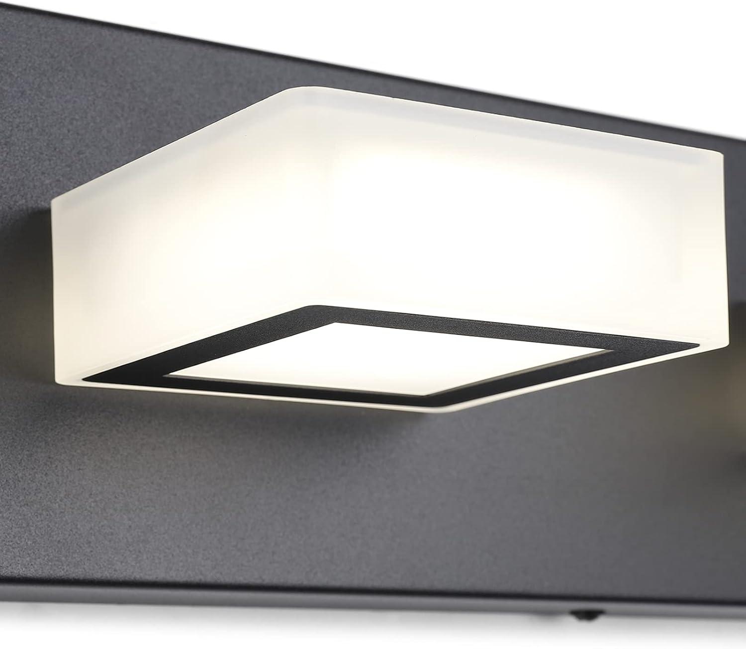 Modern Black and White Acrylic LED Vanity Light