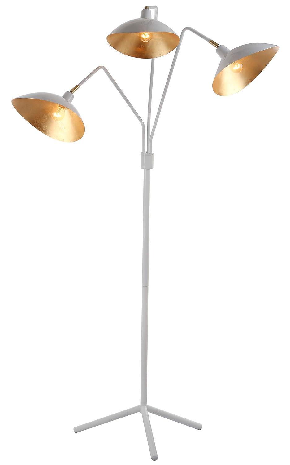 Iris Floor Lamp - LIT4361 - White/Gold - Safavieh