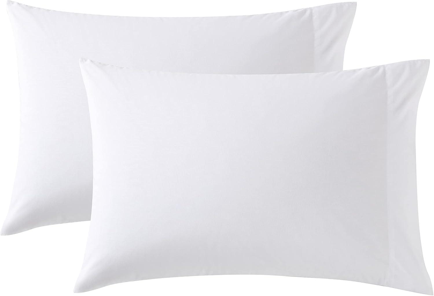 Nautica Percale Cotton 2 Piece Standard Pillowcase Set