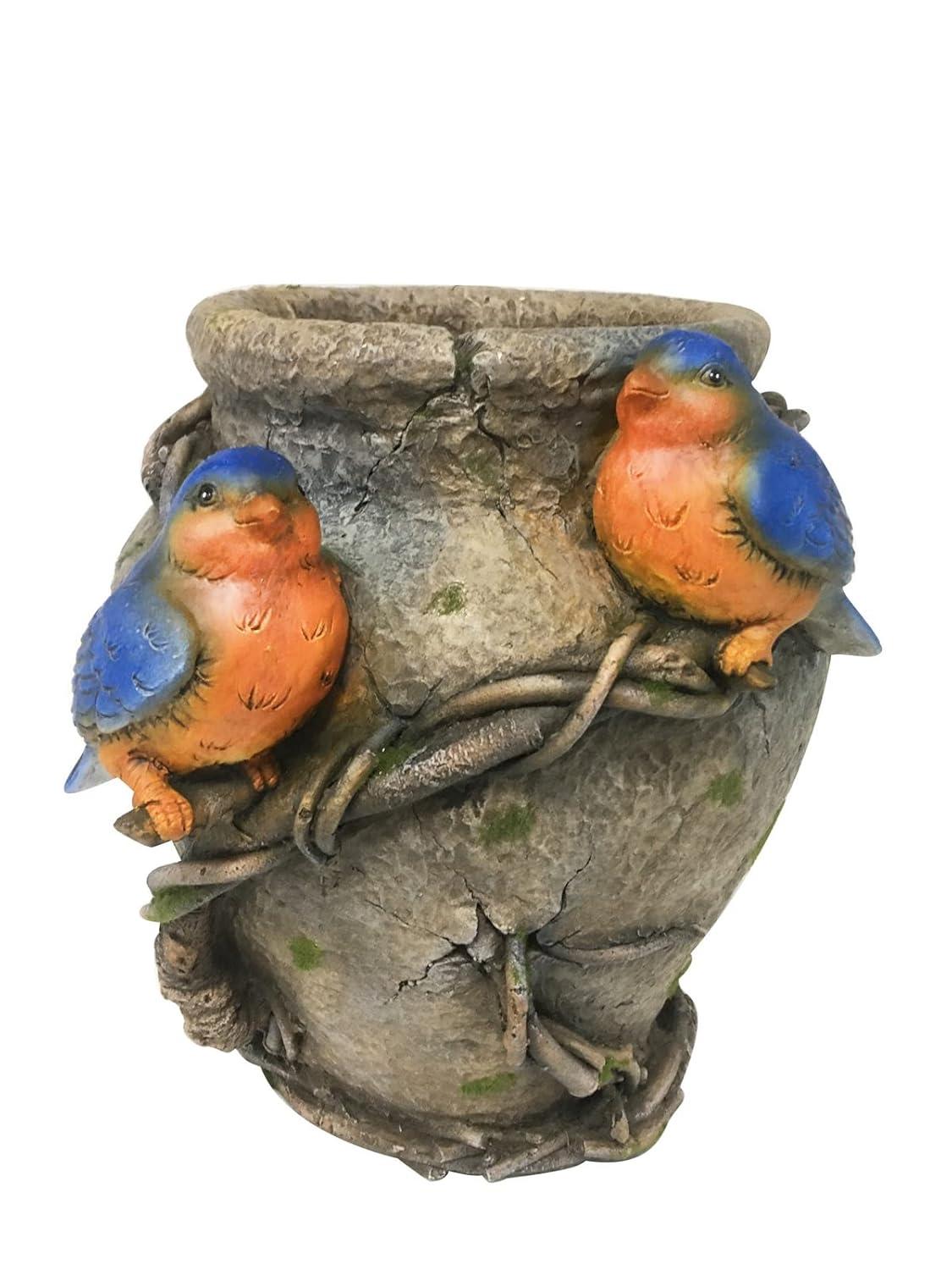 Red Carpet Studios Planter Blue Birds