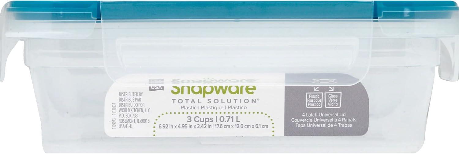 Snapware Total Solution 3.8 cups Clear Food Storage Container (6 Pack)
