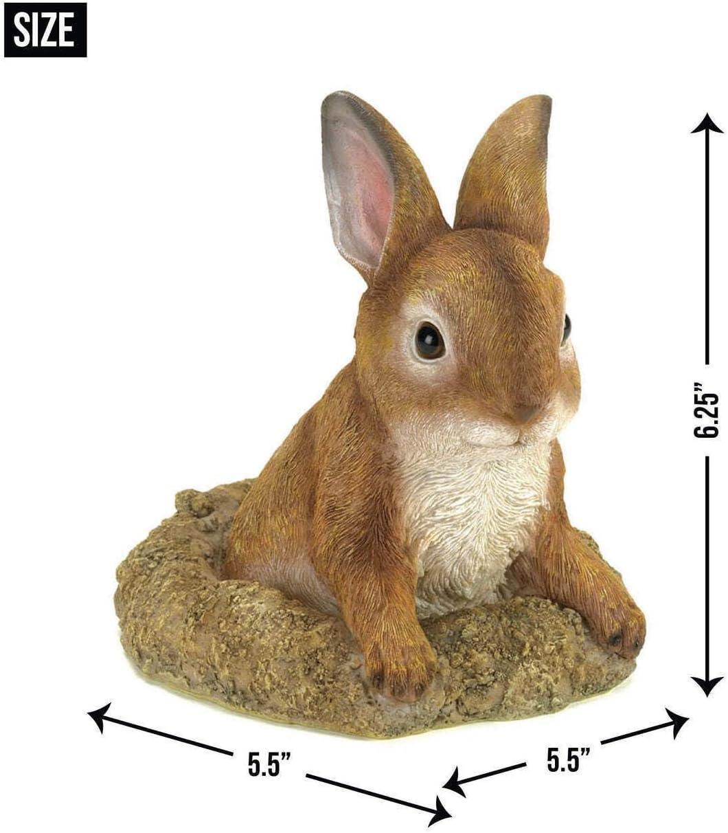 Summerfield Terrace 6.25” Curious Bunny Garden Statue