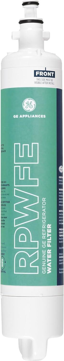 GE Appliances RPWFE Replacement Refrigerator Water Filter: Filters Pharmaceuticals, Asbestos, Mercury, Lead, Pesticides