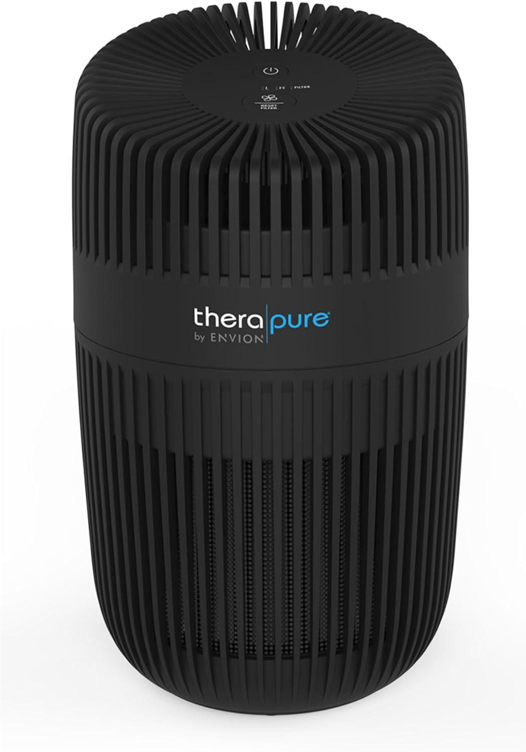 ENVION Therapure Desktop Purifier with UV Light, 2 Fan Speeds, Quiet Operation, Filter Change Indicator, and Cleanable HEPA Type Filter for Home Use