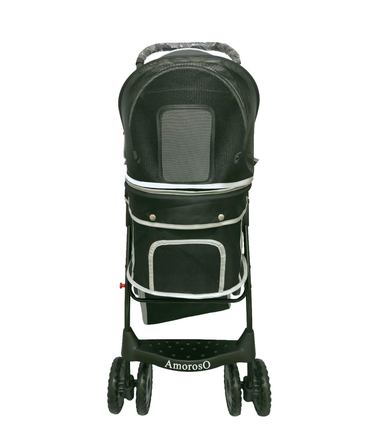 AmorosO Foldable Pet Stroller