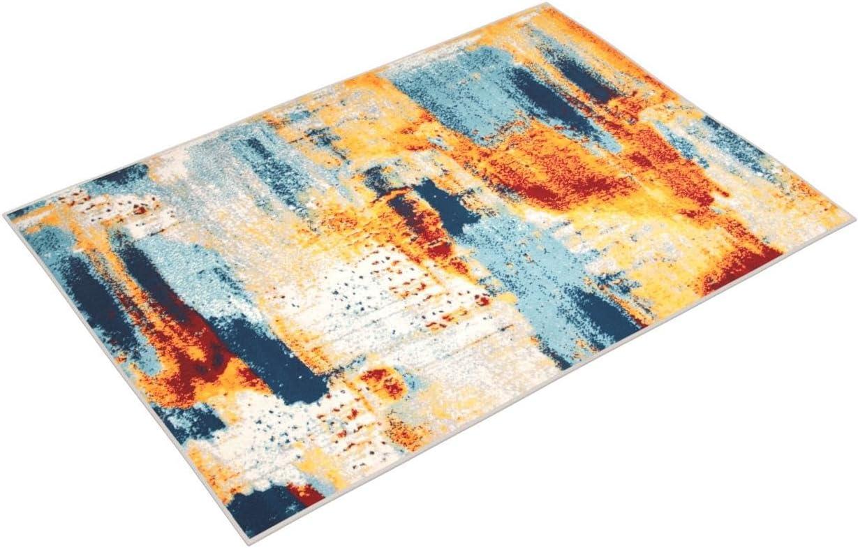 World Rug Gallery Bohemian Abstract Modern Area Rug