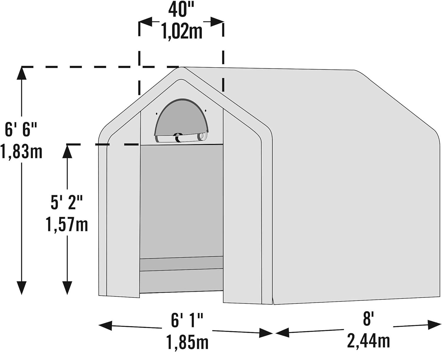 ShelterLogic GrowIt 6' W x 7' D Hobby Greenhouse