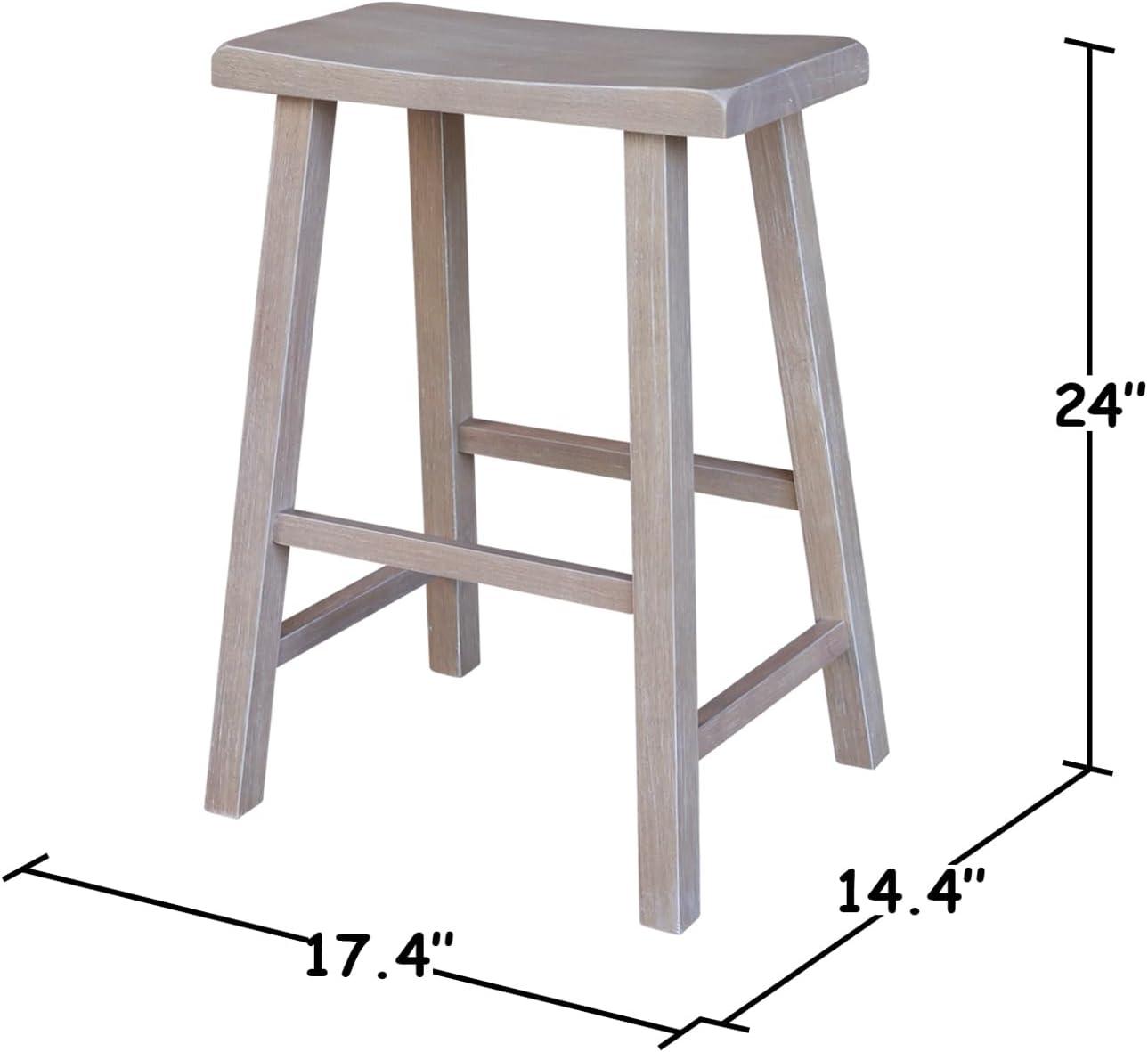 Davis Saddle Seat Counter Height Stool - International Concepts