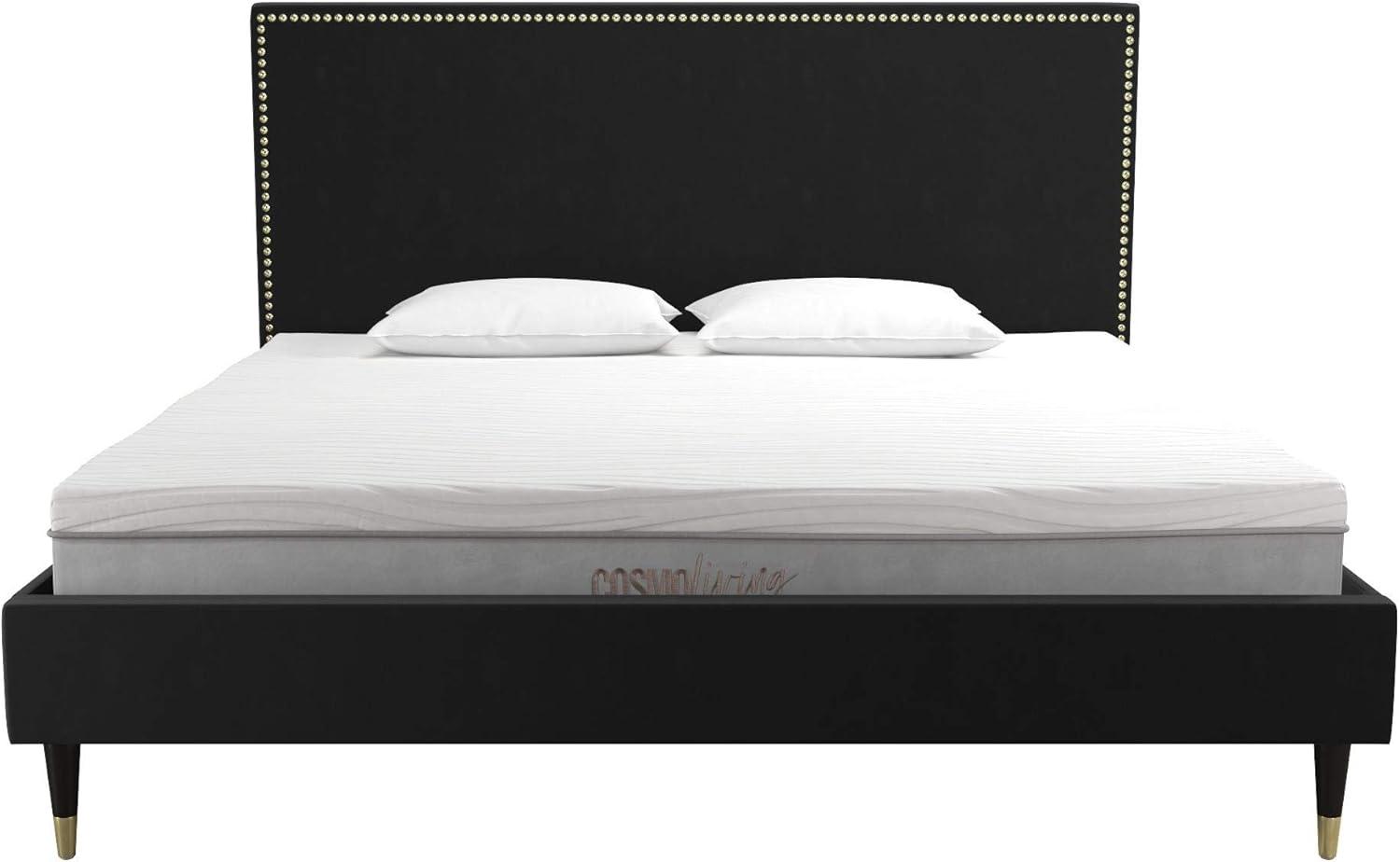 Audrey Upholstered Low Profile Platform Bed