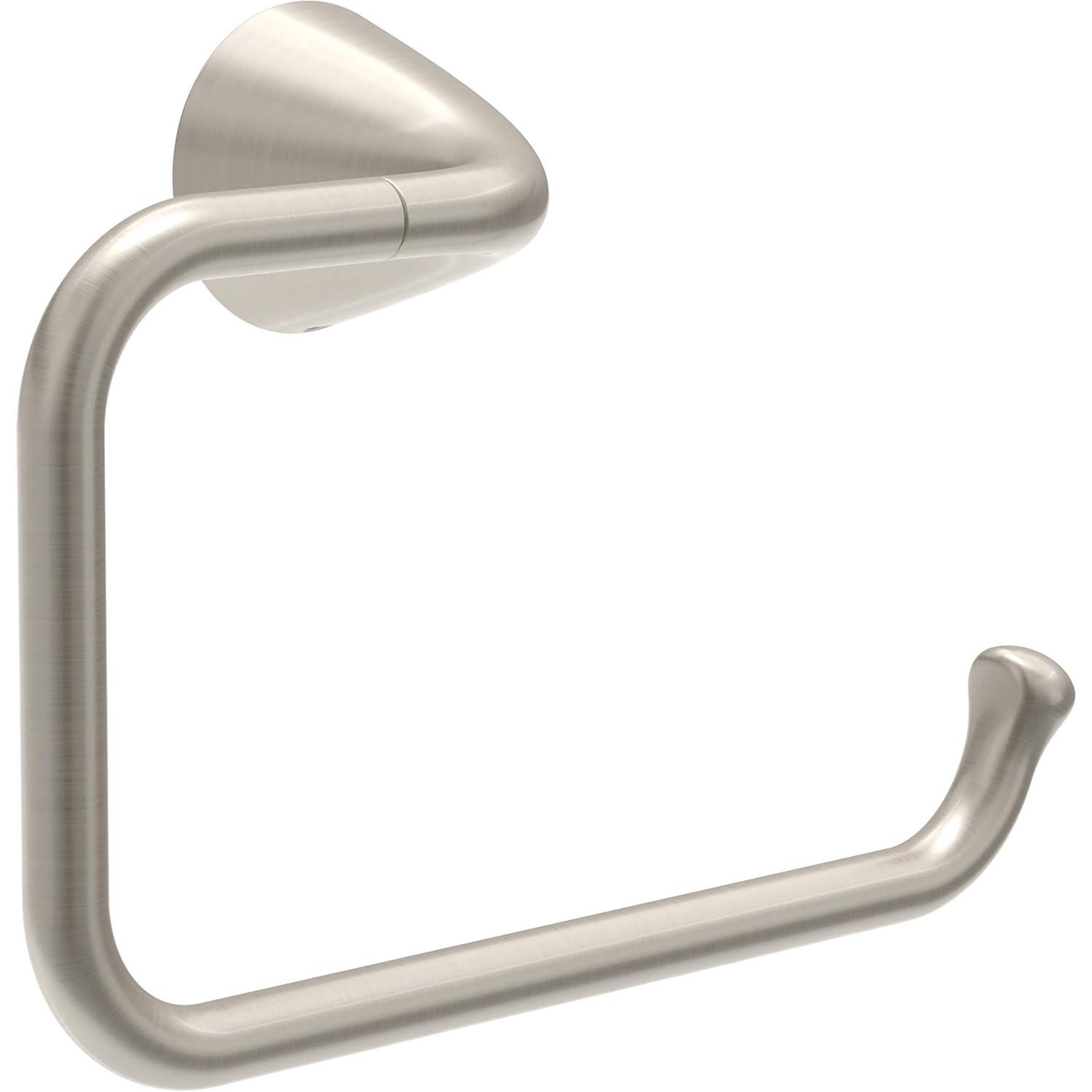 Delta Arvo Wall Mount Square Open Towel Ring Bath Hardware Accessory in Brushed Nickel ARV46-DN