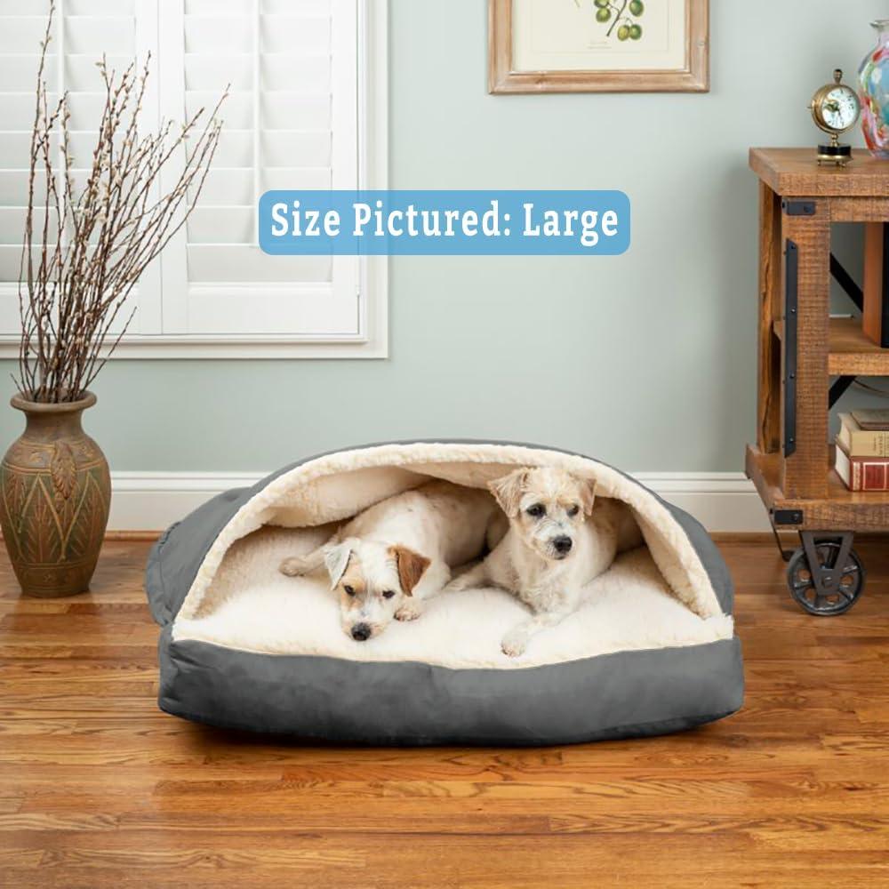 Snoozer Pet Products Snoozer Indoor/Outdoor Solarium Rectangle Cozy Cave Dog Bed - Wag Collection