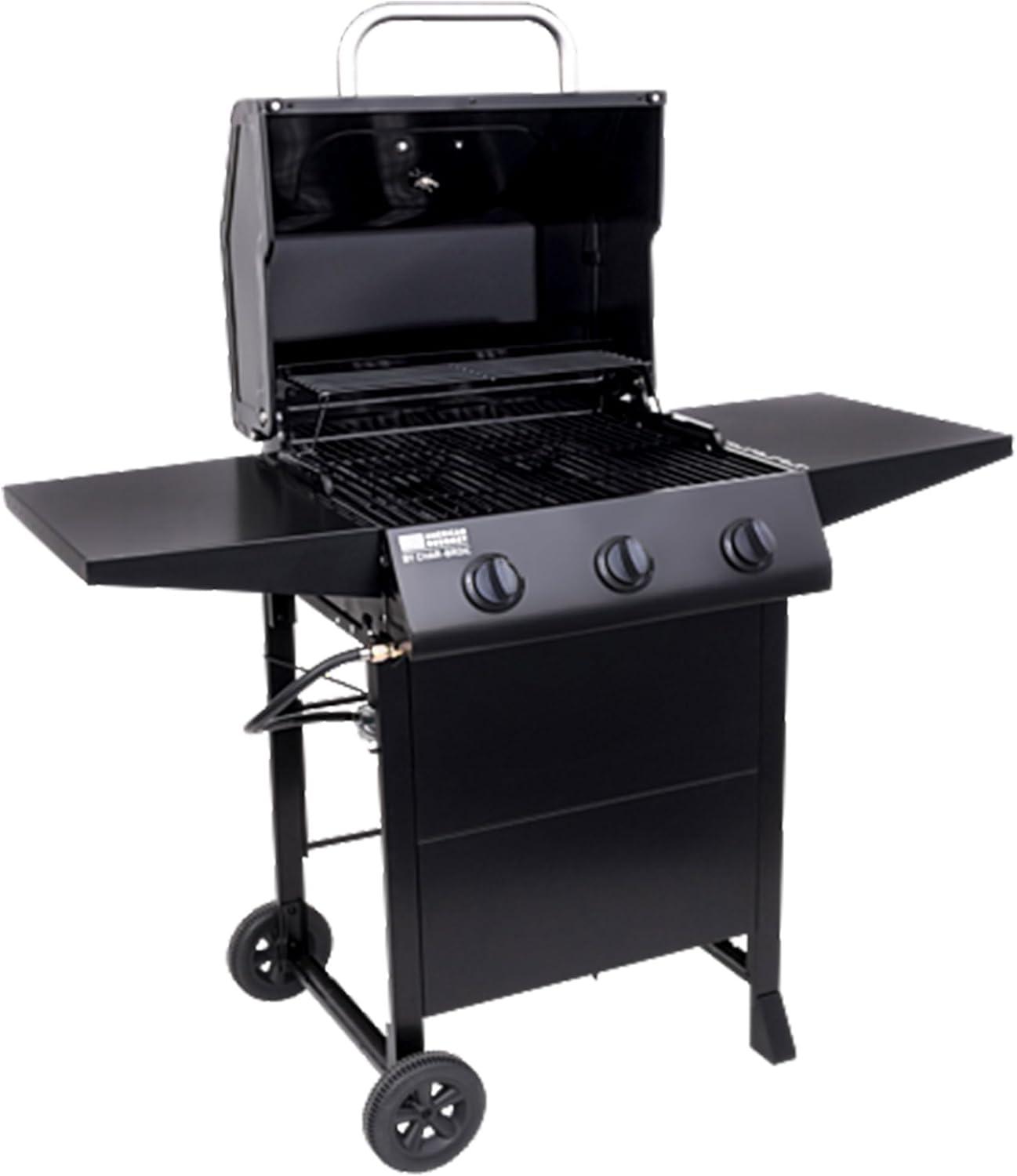 Charbroil American Gourmet 3-Burner Propane Gas Grill Cart