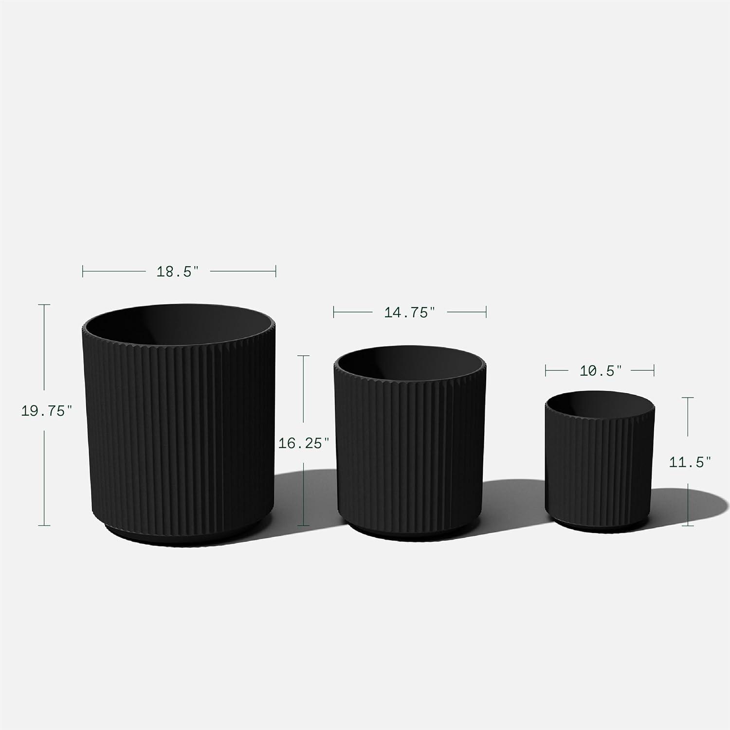 Demi Series Round Planter Set of 3