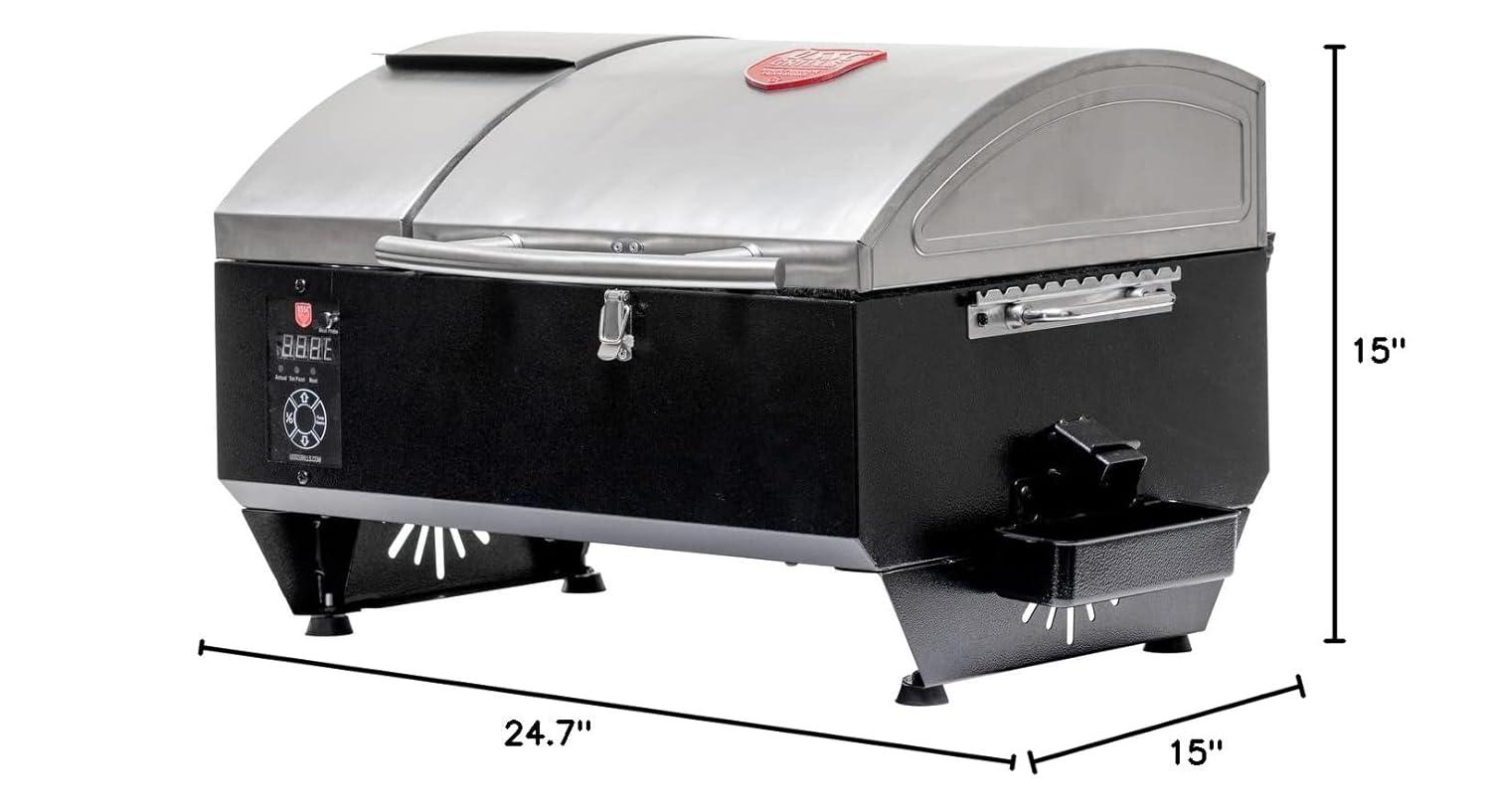 USSCGrills 24.7'' W Wood Pellet Grill