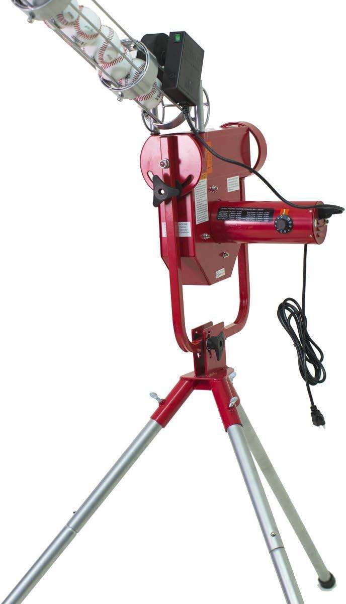Heater Pro Curve Pitching Machine with BONUS Ball Feeder
