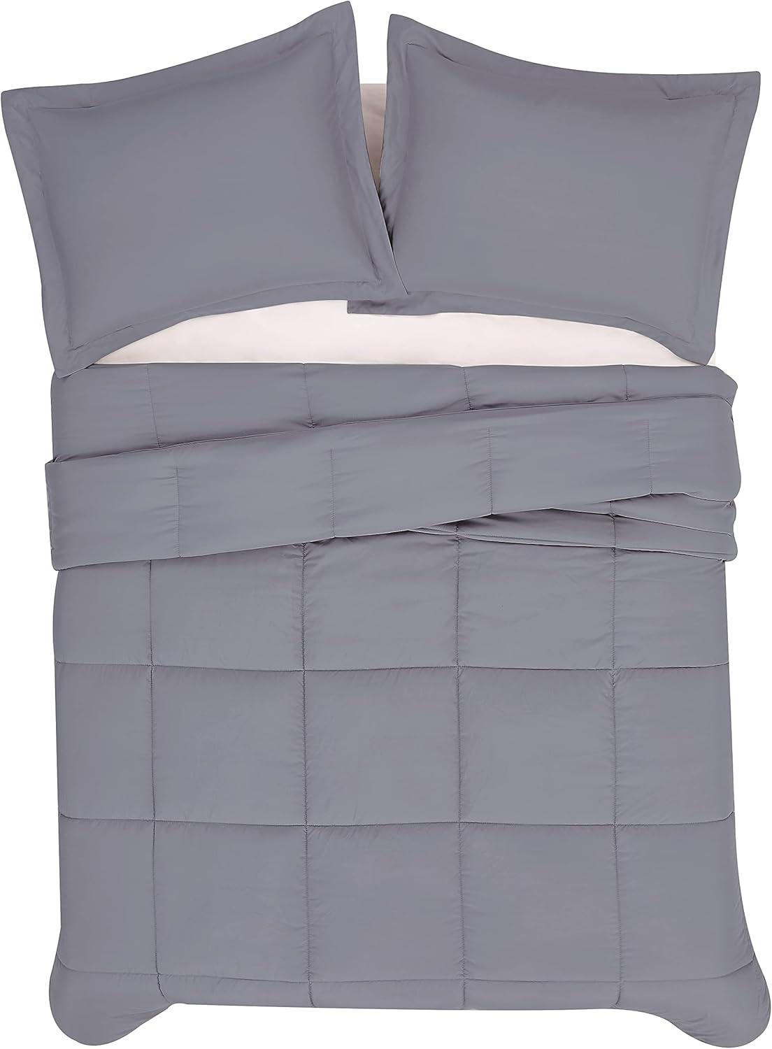 Garment Wash Comforter Set - London Fog