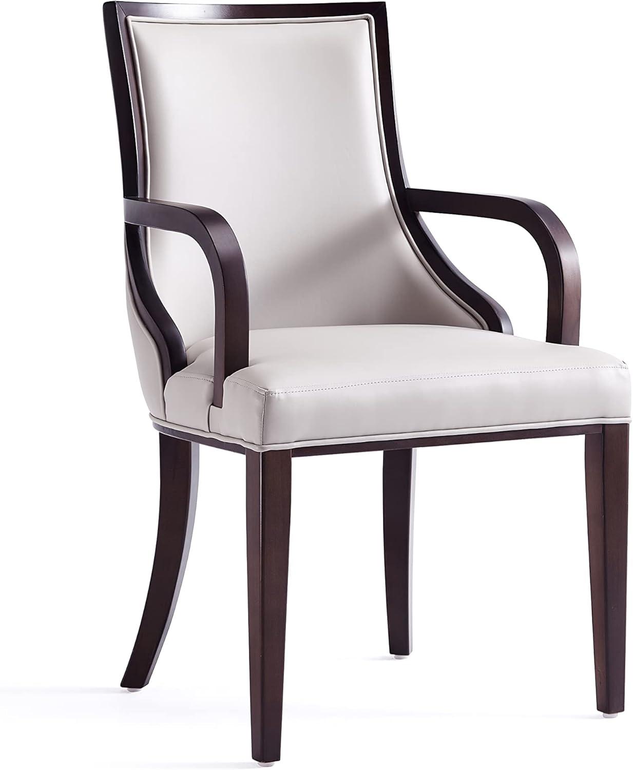 Grand Light Grey Upholstered Dining Chair Set of 8