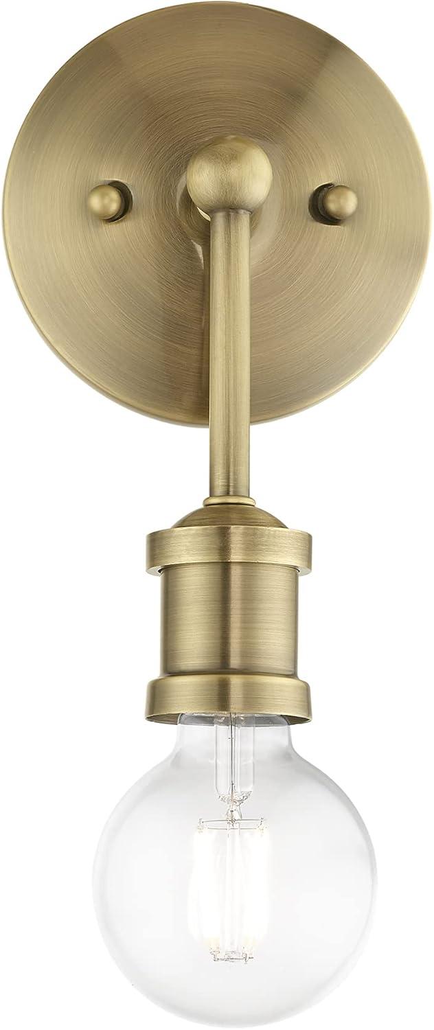 Livex Lighting Lansdale 1 - Light Vanity in  Antique Brass