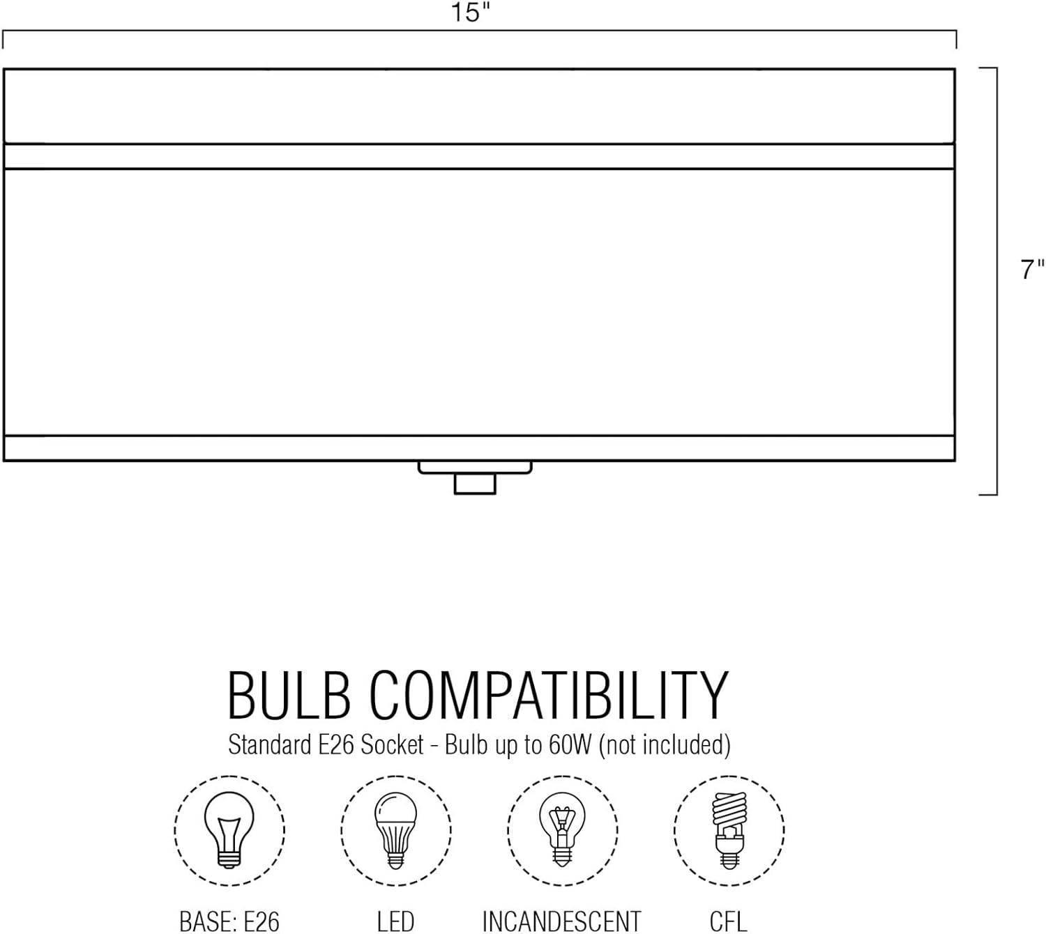 Brushed Nickel 15" Modern Drum Flush Mount with White Fabric Shade