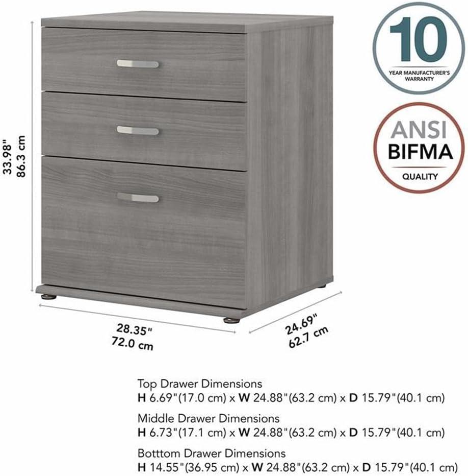 30" Closet Organizer with Drawers