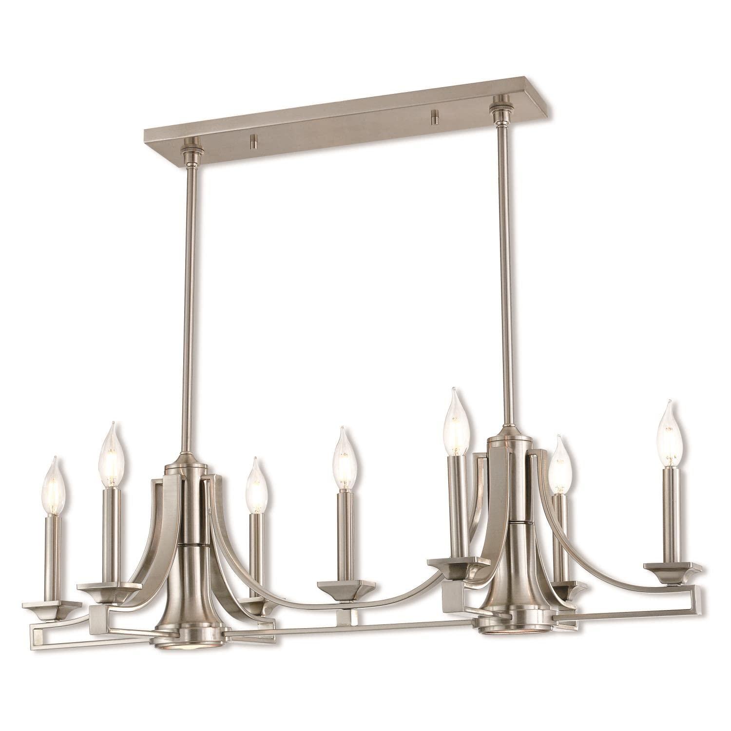 Livex Lighting - Trumbull - 9 Light Linear Chandelier in New Traditional Style -