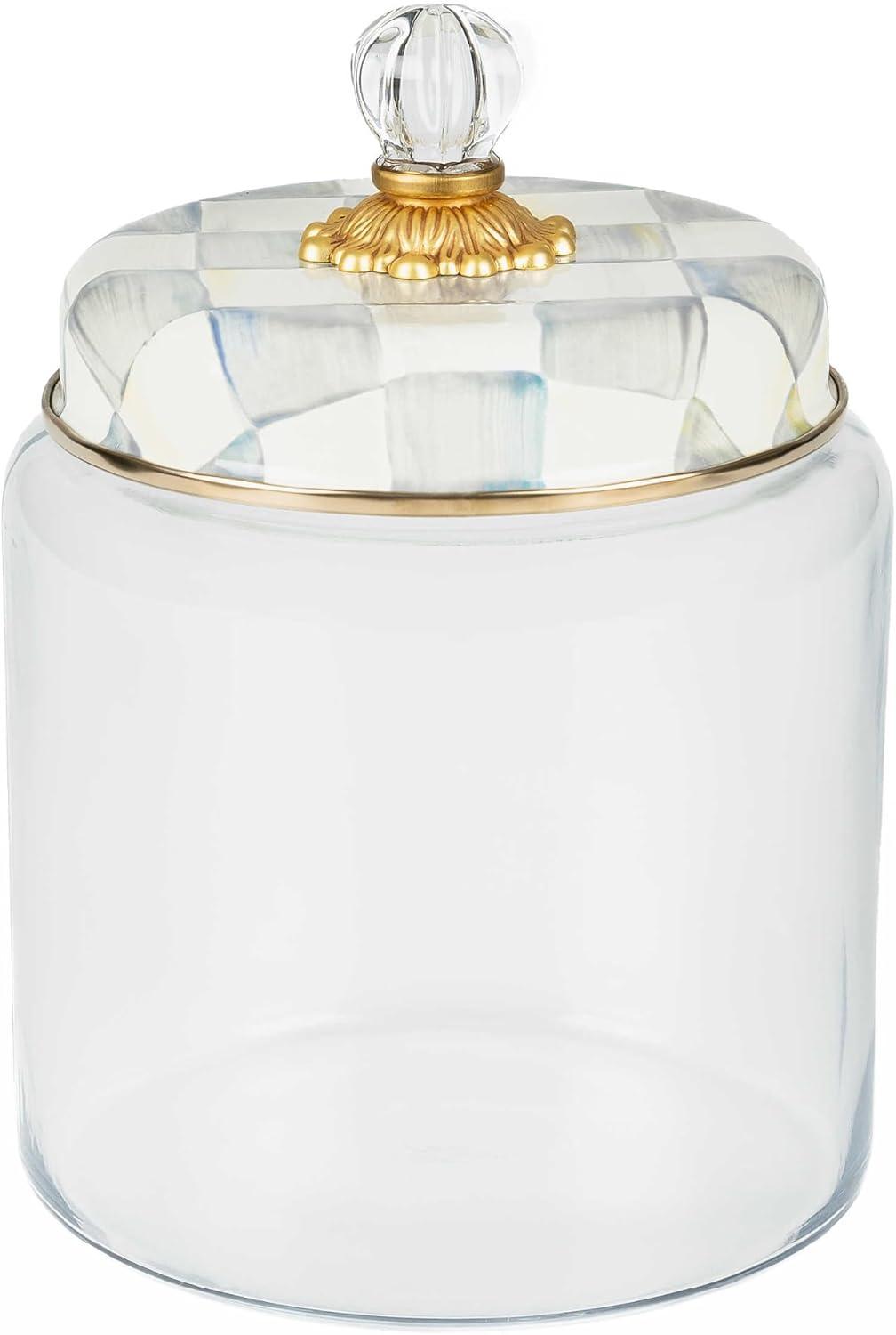 MacKenzie-Childs Sterling Check® Kitchen Canister