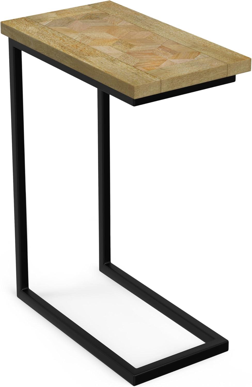 Simpli Home Skyler Solid Mango Wood C Side Table & Reviews | Wayfair