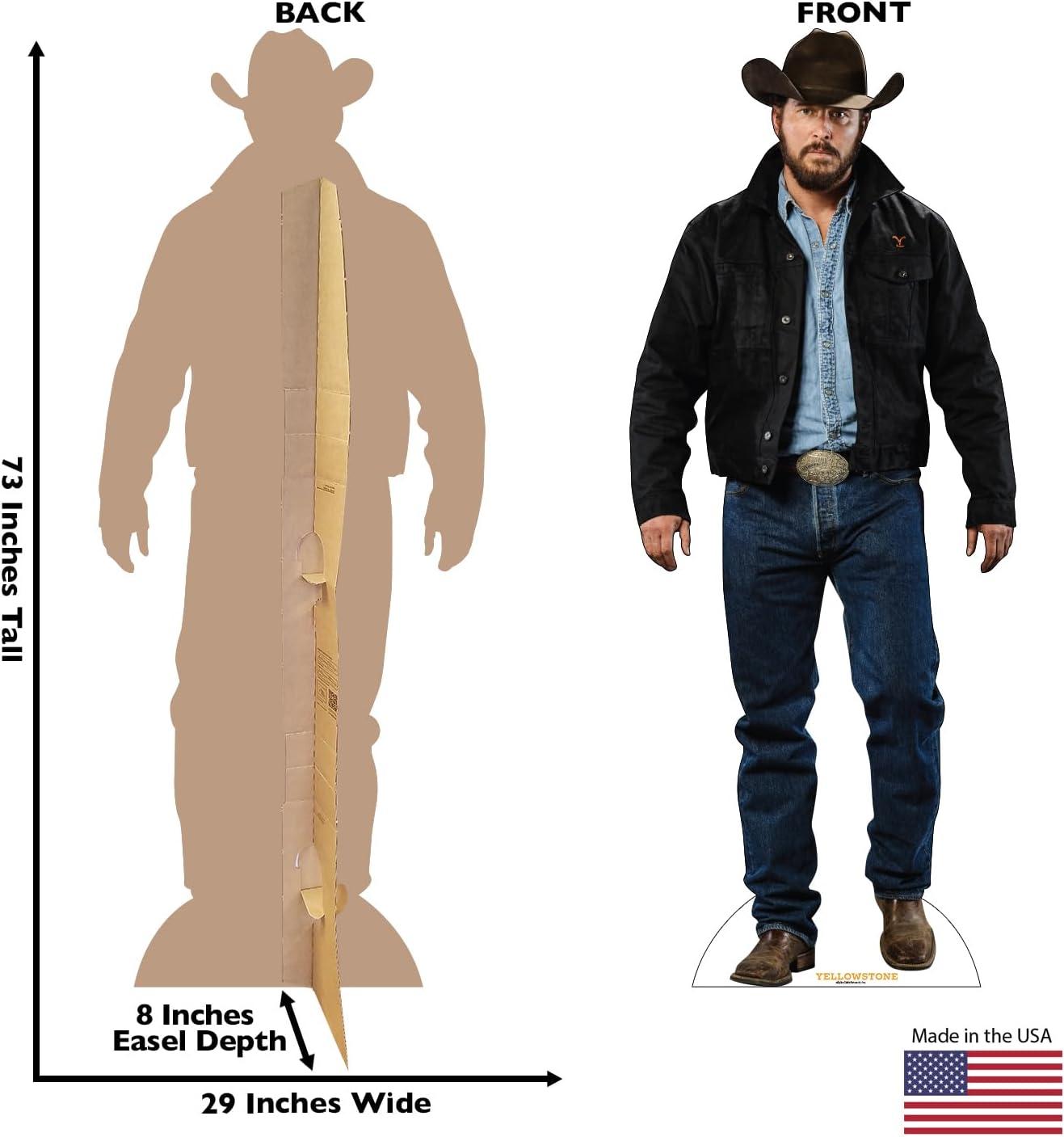 Life-Size Rip Wheeler Yellowstone Cardboard Cutout Standee