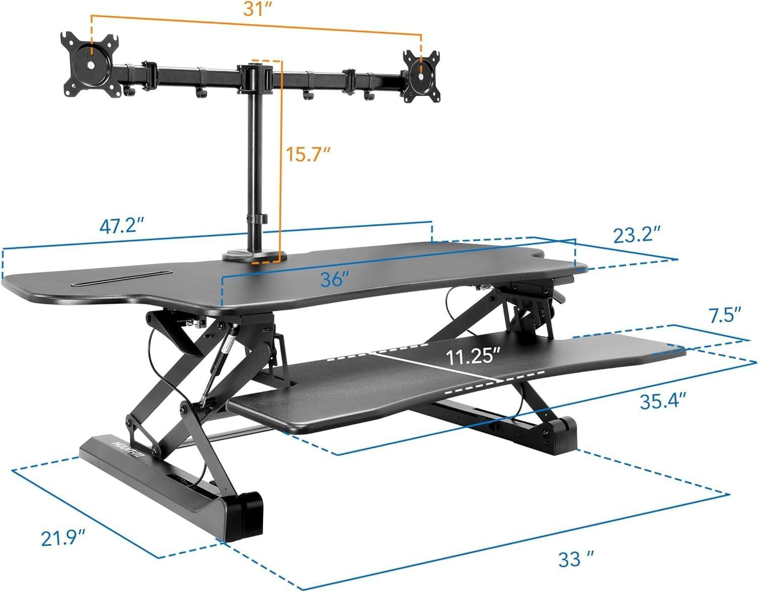 Mount-it Multi-Screen Floor Stand Mount