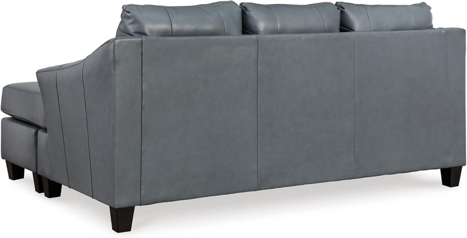 Ashley Furniture Genoa Steel Sofa Chaise