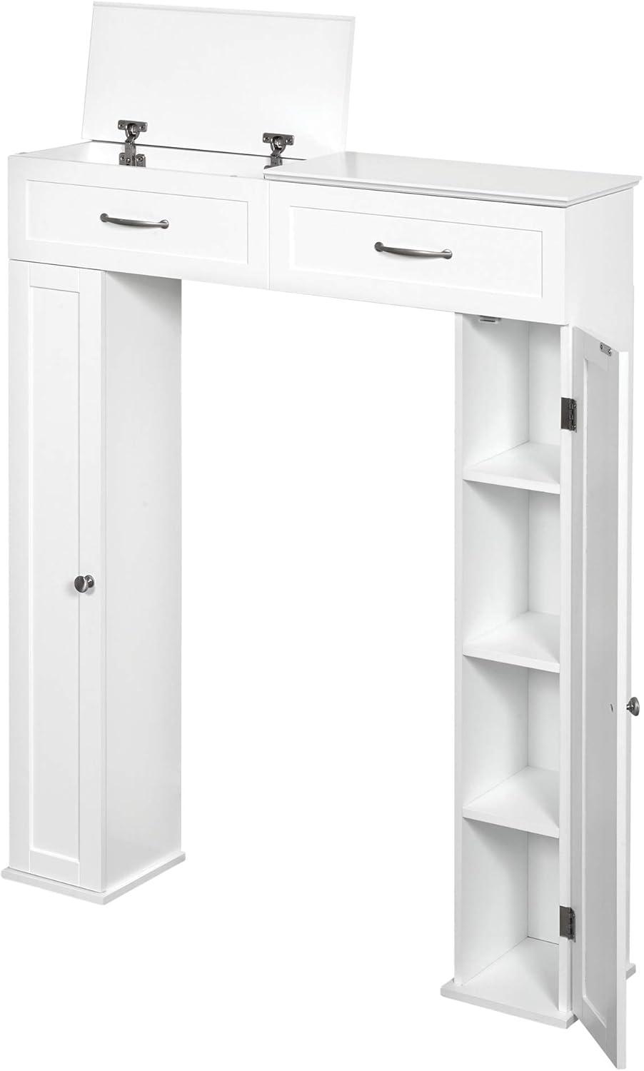 Lift Top Bath Storage Console Cabinet - Zenna Home