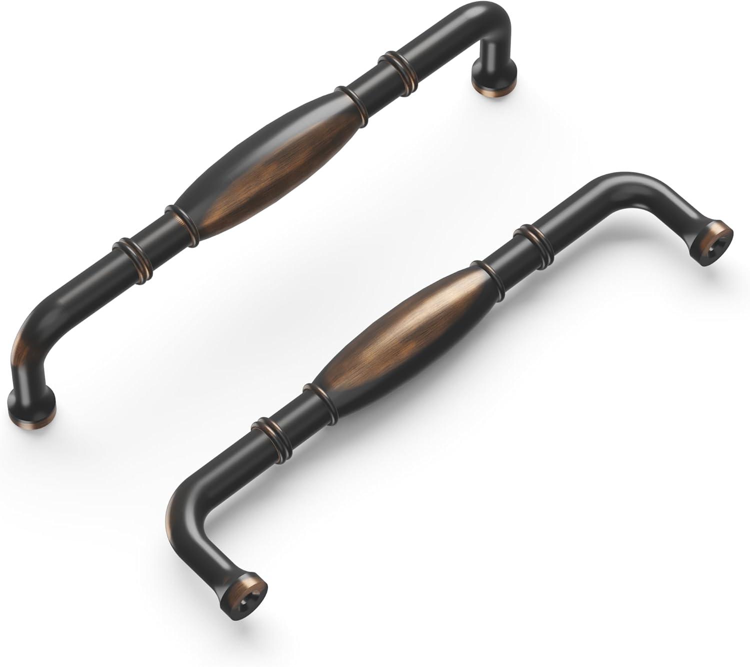 Williamsburg Kitchen Cabinet Handles, Solid Core Drawer Pulls for Cabinet Doors, 5-1/16" (128mm)